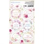 Наклейки д/цветов и подарков «От всего сердца», 16*9.5см 126102