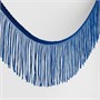 Тесьма декоративная «Бахрома», 10см, 1м, синяя 126142