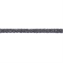 Шнур 5В500 ХБ 5мм 1м цв. серый 126224