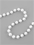 Жемчуг на нитях, 10мм, 1м, белый 127467