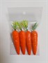 Искусственная морковь 6см н-р 4шт  - фото 4792