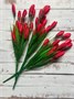 Букет крокусов красные 35см  33072 - фото 4859