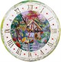 Панна н-р д/вышивки Живая картина Часы с домиком ЖК-2107 25,5*25,5см - фото 6574