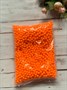 Бусины пластик 8мм 20гр пастель цвет яр. оранжевый - фото 6858