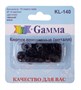 Кнопки пришивные Gamma KL-140 металл d14 мм 10 шт. черный - фото 7240