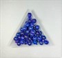 Бусины пластик 8мм 20гр бензиновые цвет синий - фото 8105