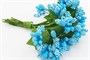 Бутоньерка букет капли-тычинки , сахар-перламутр голубой - фото 8463
