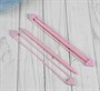 Набор вспомогательных спиц для вязания 2 шт цв. розовый - фото 9956